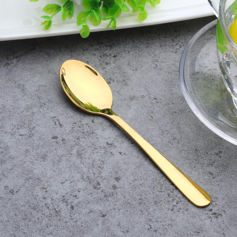 Edrea - Stainless Steel Gold Party Spoons - Western Nest, LLC