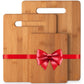 Natural Bamboo 3-Piece Kitchen Cutting Board Set - Western Nest, LLC
