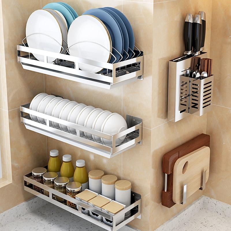 Stainless Steel Wall-Mounted Storage Racks Collection - Western Nest, LLC