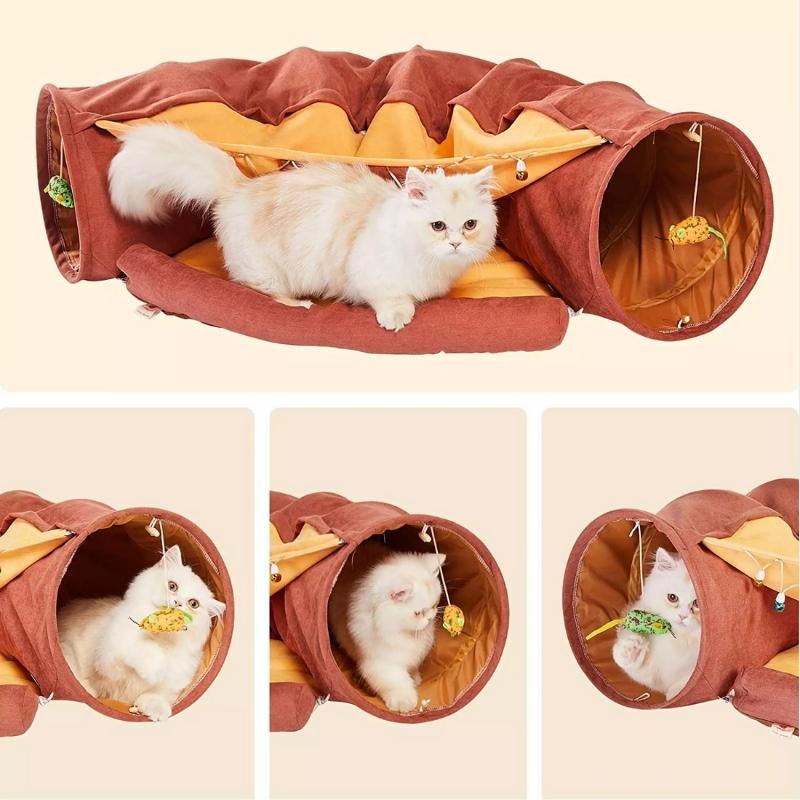 Jazz Bar Cat Tunnel with Removable Cat Bed - Western Nest, LLC