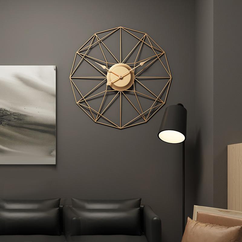 Modern Design Iron Wall-Mounted Clock - Western Nest, LLC
