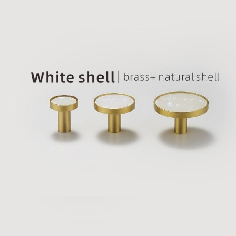 Sea Shell & Brass Wall Hooks Decorative - Western Nest, LLC