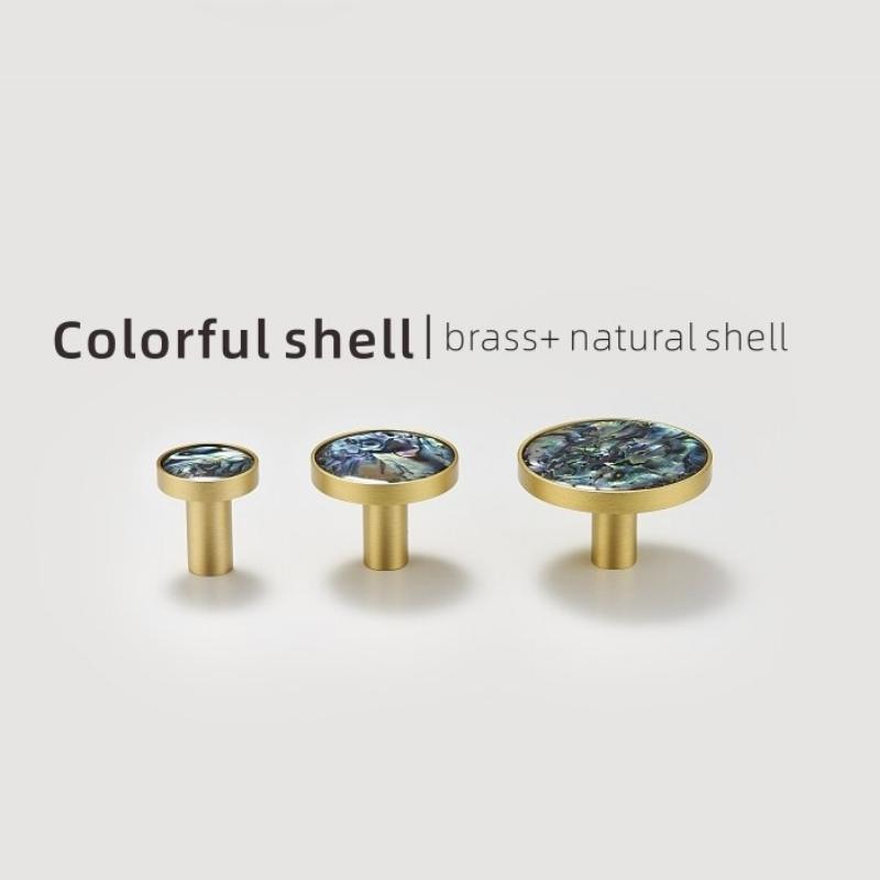 Sea Shell & Brass Wall Hooks Decorative - Western Nest, LLC