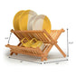 Bamboo Collapsible Dish Rack - Western Nest, LLC
