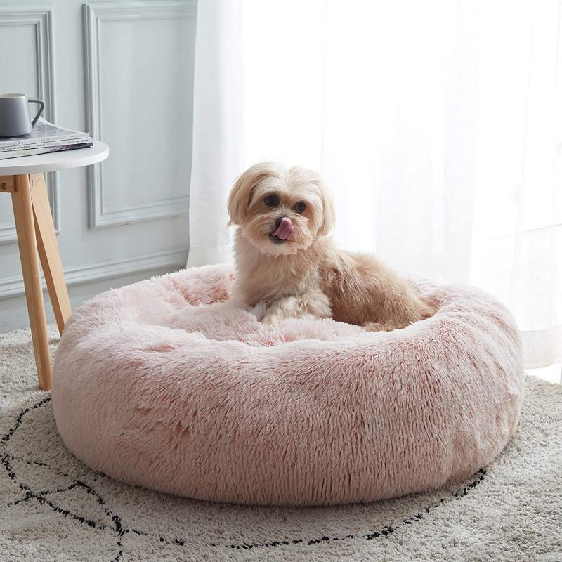 Extra Plush Calming Round Donut Dog Beds - Western Nest, LLC
