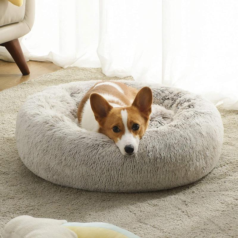 Extra Plush Calming Round Donut Dog Beds - Western Nest, LLC