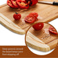 Thick Bamboo Cutting and Chopping Board with Drip Grooves