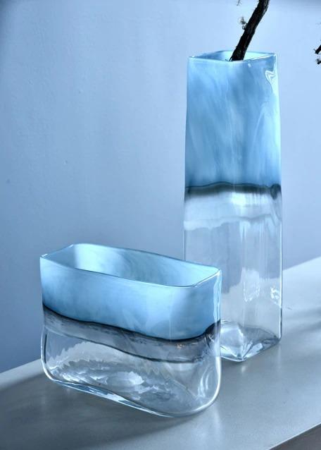 Azure Sky Vases