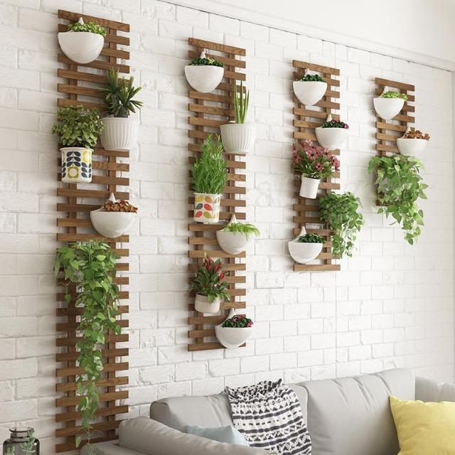 Vase - Wall Hanging Flower Pot Shelf - Western Nest, LLC