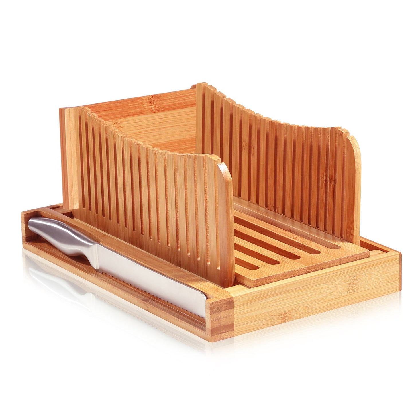 Foldable Bamboo Bread Slicer - Western Nest, LLC