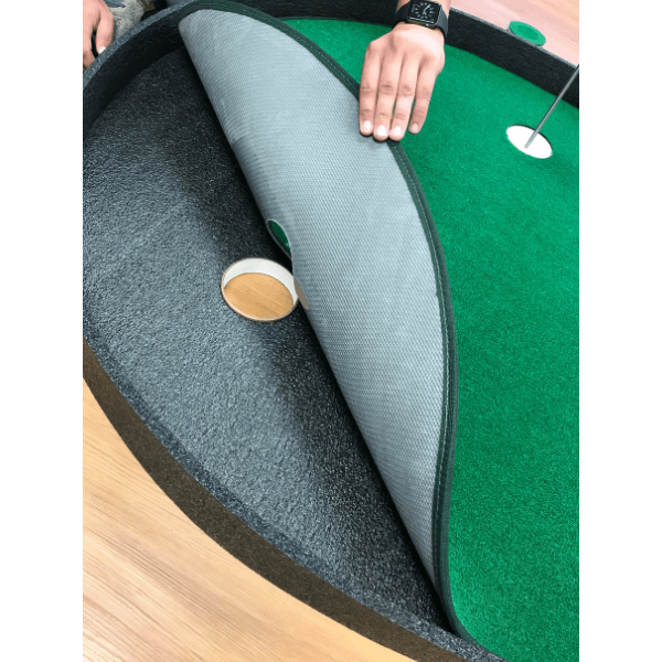 Big Moss The Augusta V2 Putting Green and Chipping Mat - Removable Foundation