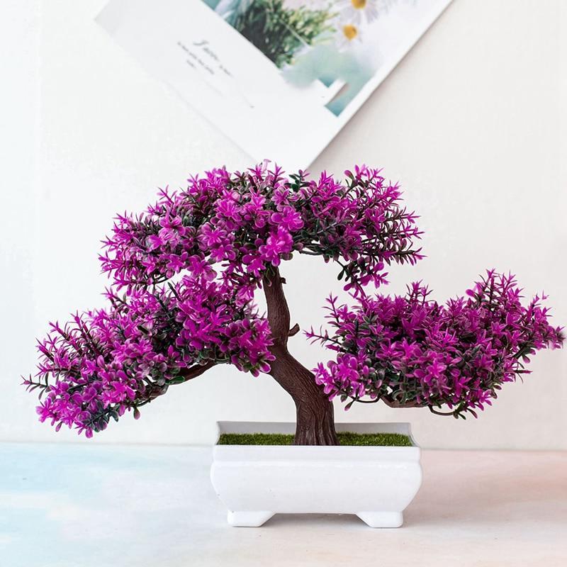 Artificial Bonsai Flower Tree - Western Nest, LLC