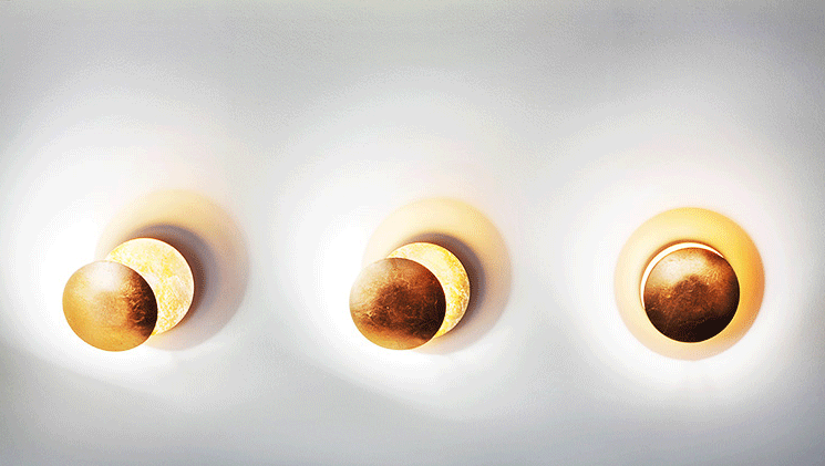Solar Eclipse Wall Lamp - Western Nest, LLC