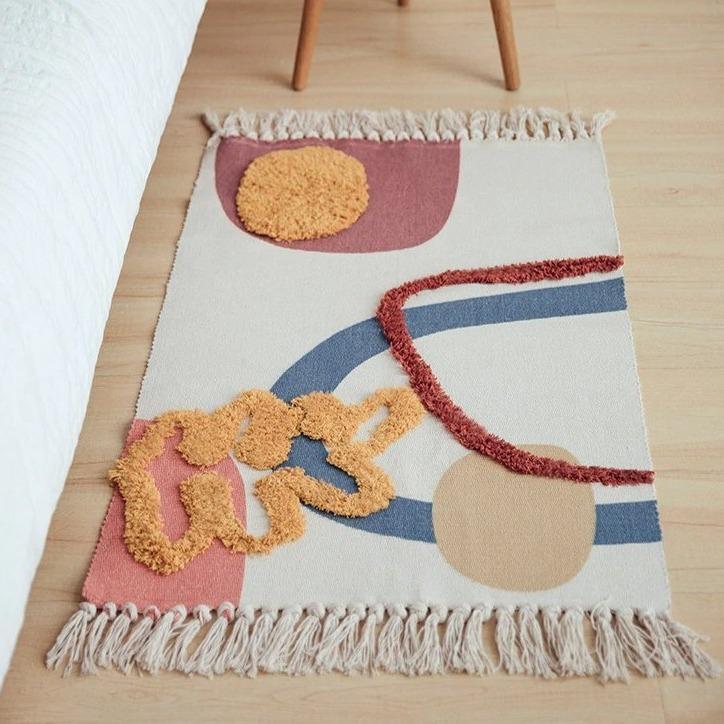 Erin Abstract Accent Rug - Western Nest, LLC