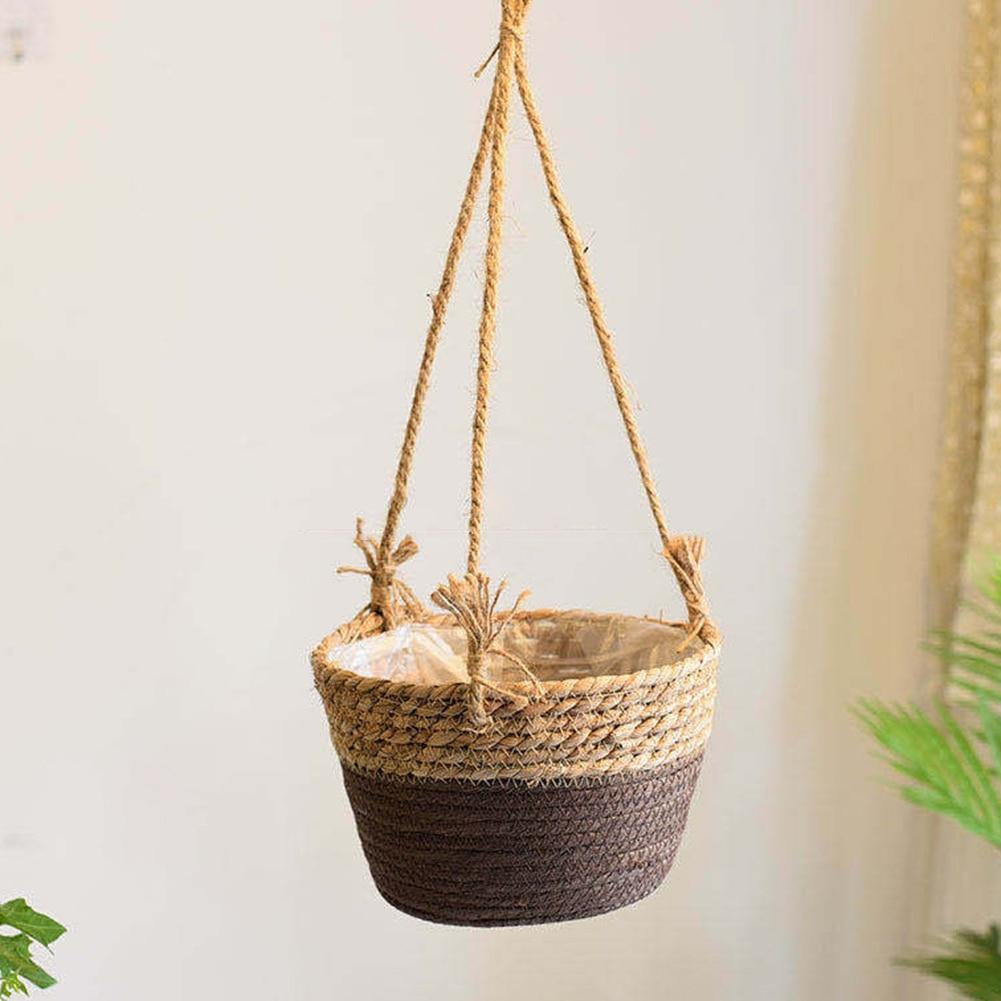Rattan Hanging Basket - Western Nest, LLC