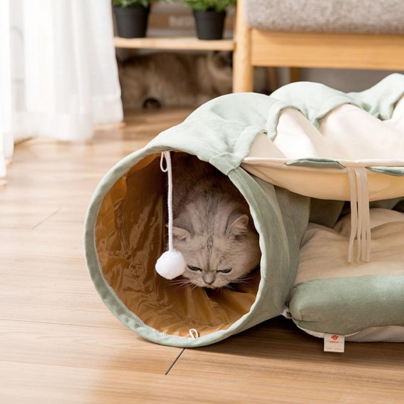 Sushi Bar Cat Tunnel with Removable Cat Bed - Western Nest, LLC
