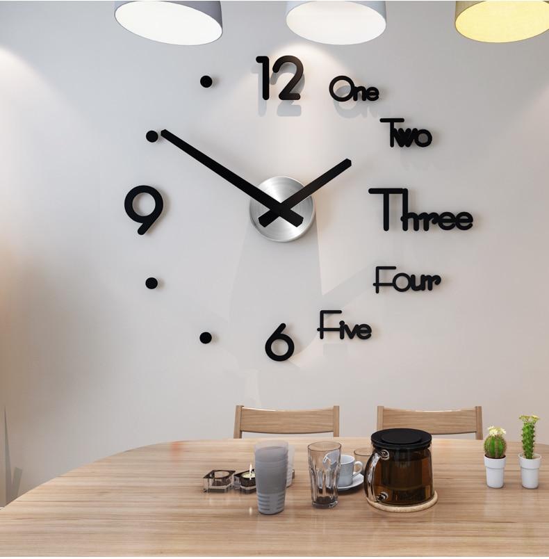 Creative 3D DIY Wall Clock - Western Nest, LLC