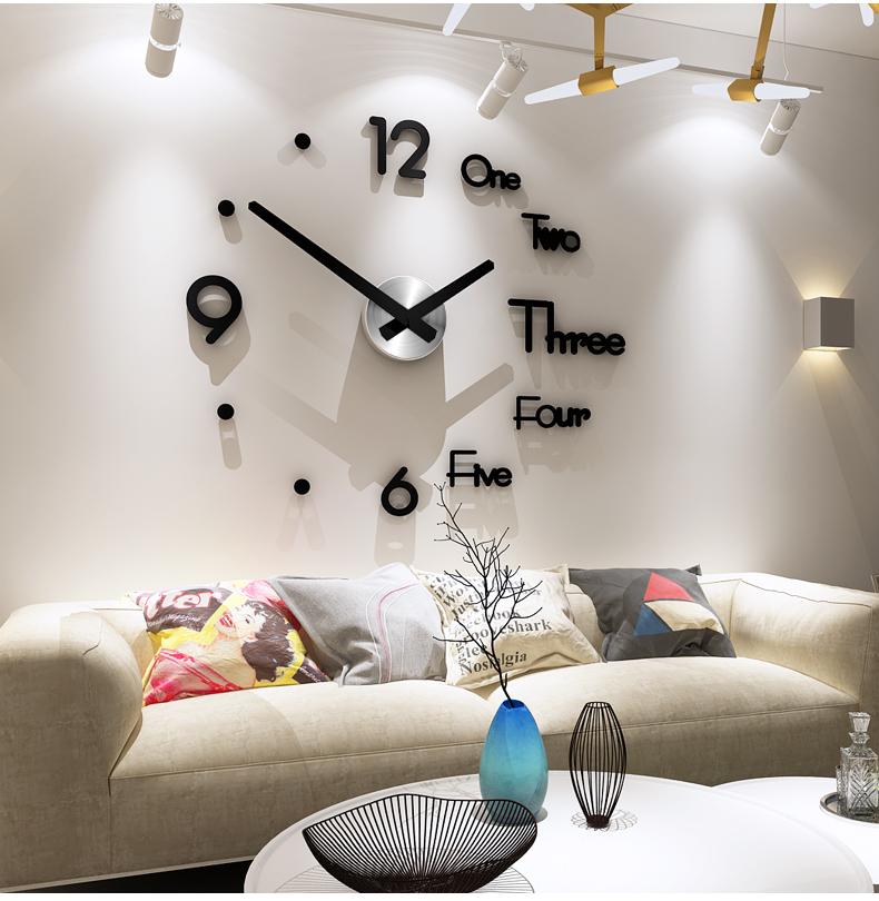 Creative 3D DIY Wall Clock - Western Nest, LLC