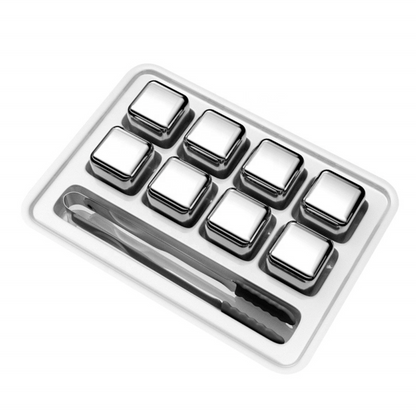 Helcë Stainless Steel Ice Cubes