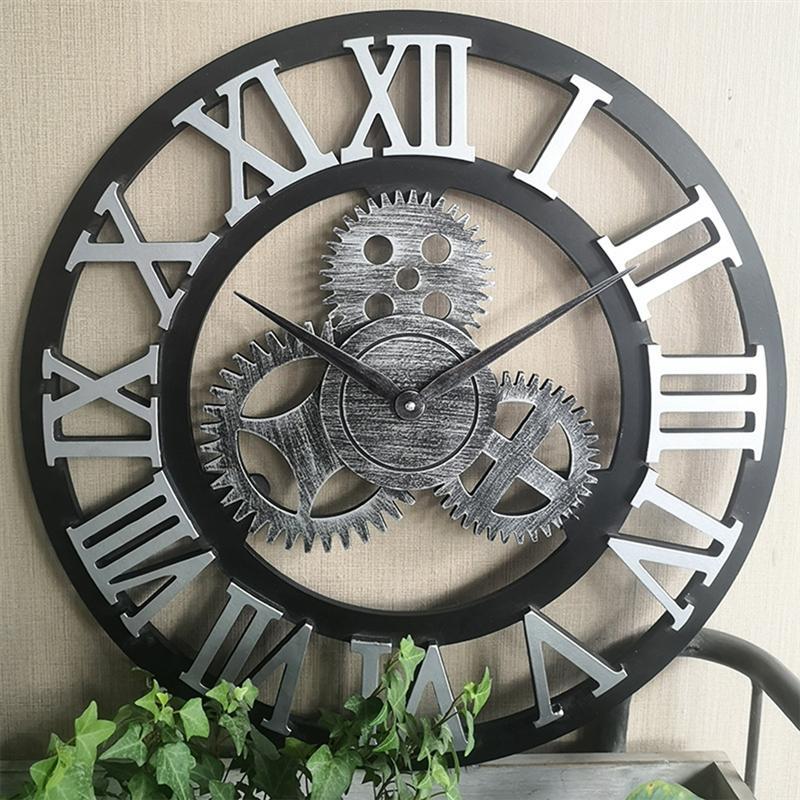 Industrial Style Wall Clock - Western Nest, LLC