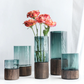 Serenity Wood Base Vases - Western Nest, LLC