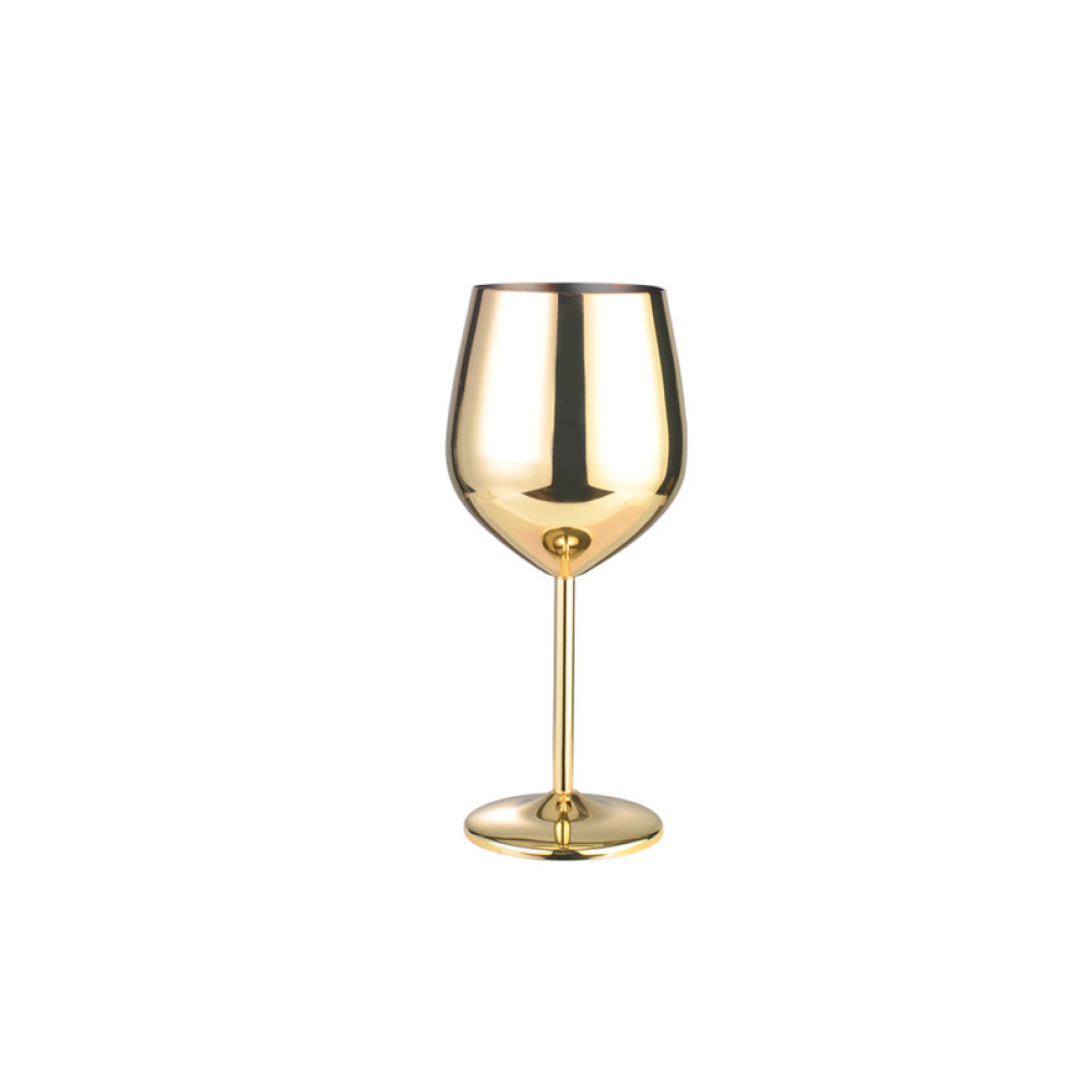 Aurora Stainless Steel Wine Goblets