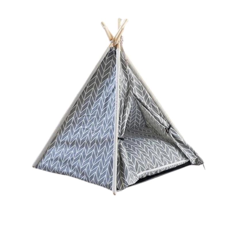 Geometric Portable Pet Teepee for Dogs & Cats - Western Nest, LLC