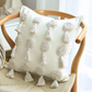 Ivory and Dots Tassels Moroccan Pillow Cover