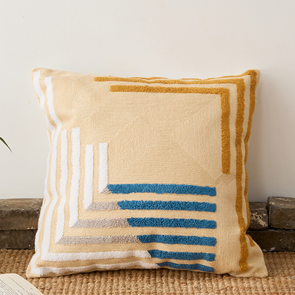 Candalla Color Block Abstract Pillow Cover