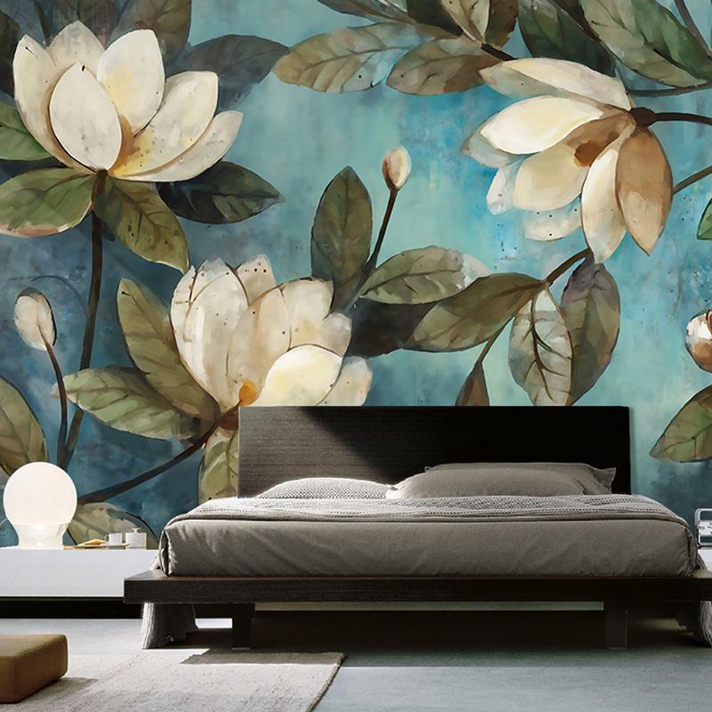 A Day for the Lily Mural Wallpaper Decal - Western Nest, LLC
