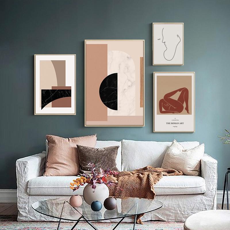 Abstract Midnight Wall Art Collection - Western Nest, LLC