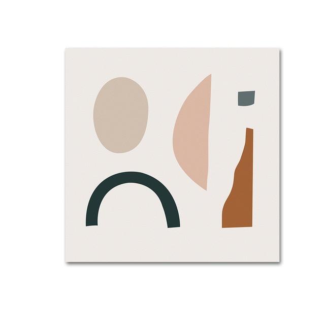 Abstract Shapes Wall Art Collection - Western Nest, LLC