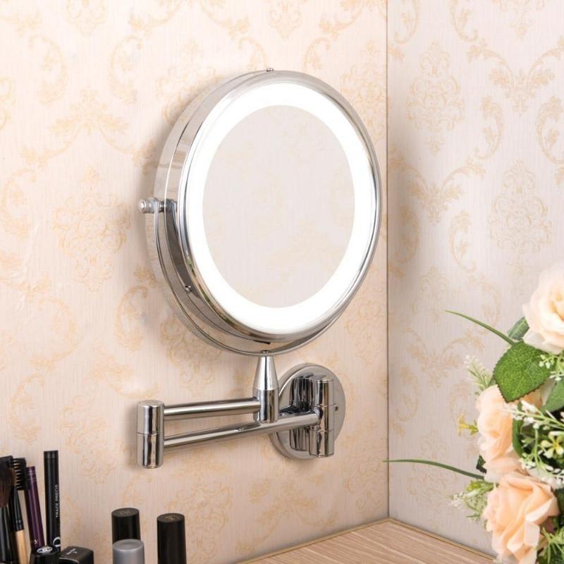 Adjustable LED Makeup and Bathroom Mirror - Western Nest, LLC