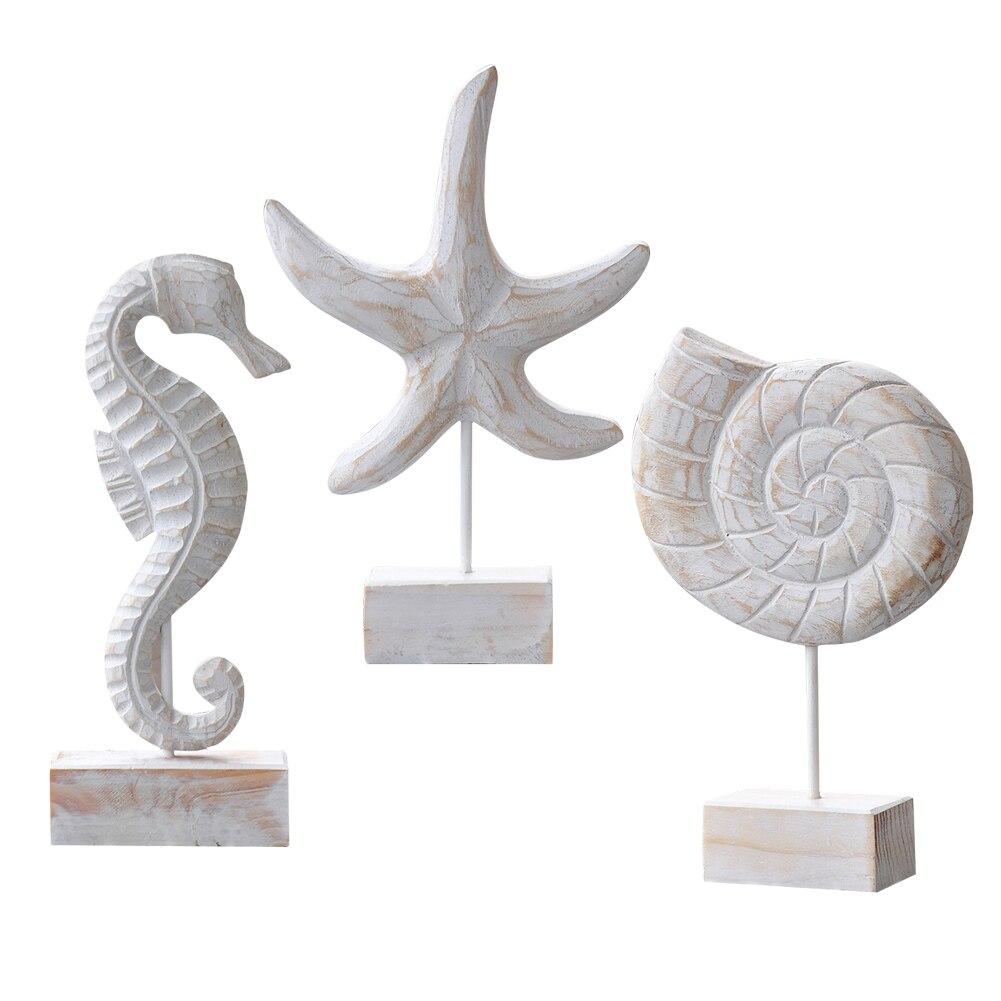 Coastal Handmade Wooden Sea Ornaments