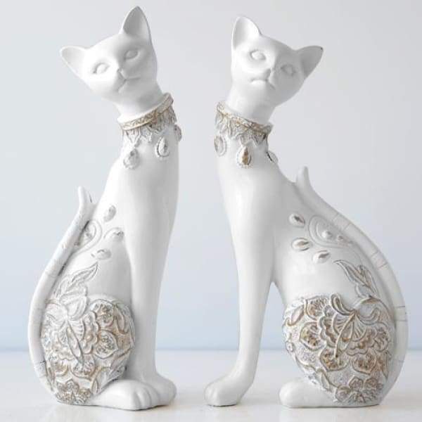 Couple Cat Figurine