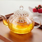 Crystal Clear Glass Teapot Set