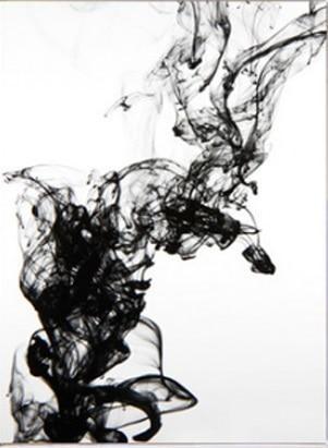Dynamic Abstract Black-Ink Canvas Print Collection