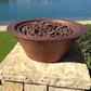 Fire Bowl The Outdoor Plus 30" Cazo Hammered Copper Round Fire Bowl