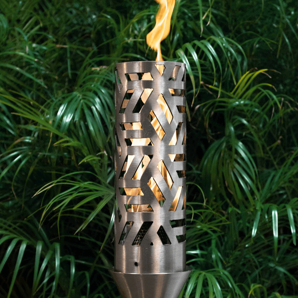 Fire Torch The Outdoor Plus Cubist Stainless Steel Gas Fire Torch