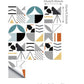 Geometric Chic Designer Tile Decals Set - Western Nest, LLC