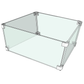 Glass Wind Guards The Outdoor Plus Square Tempered Glass Wind Guard