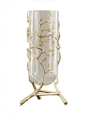 Golden Leaf Vase - Western Nest, LLC