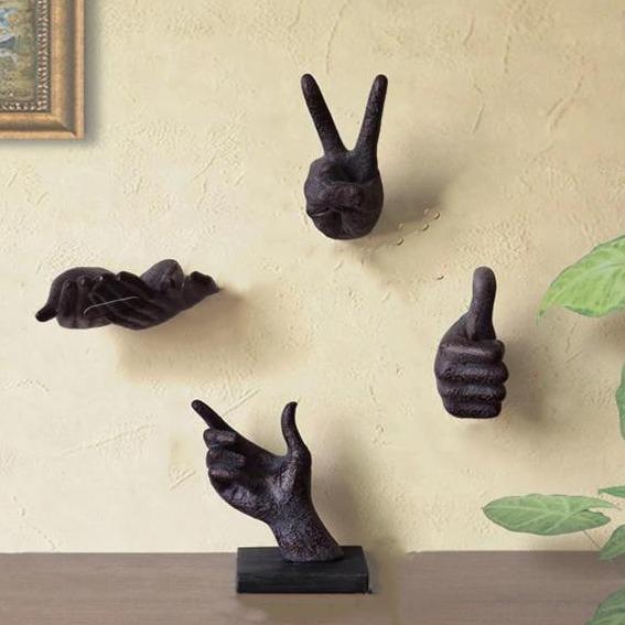 Halen Hand Gesture Wall Sculptures