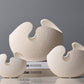 Hani White Cracked Egg Vases - Western Nest, LLC