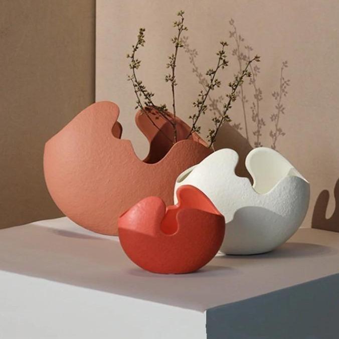 Hani Color Cracked Egg Vases