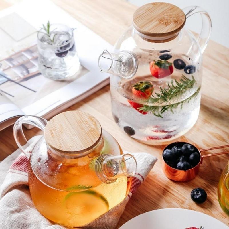 Scandinavian Glass Teapot Set