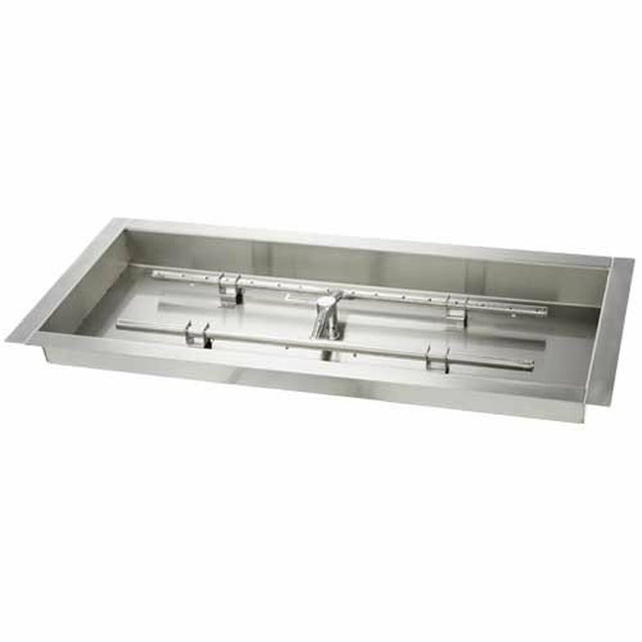 HPC Fire 36 X 14" Pan with SST Torpedo H-Burner made from 304 Stainless Steel - LP TOR-36X14SS-H-LP