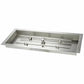 HPC Fire 36 X 14" Pan with SST Torpedo H-Burner made from 304 Stainless Steel - NG TOR-36X14SS-H