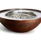 Hpc Fire Tempe Hammered Copper Gas Fire Pit TEMP31-MLFPK