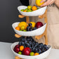 Claire Wooden Fruit Basket - Western Nest, LLC